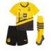 Tanie Strój piłkarski Borussia Dortmund Donyell Malen #21 Koszulka Podstawowej dla dziecięce 2023-24 Krótkie Rękawy (+ szorty)